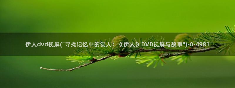 伊人 综合网视频看不了：伊人dvd视屏(\